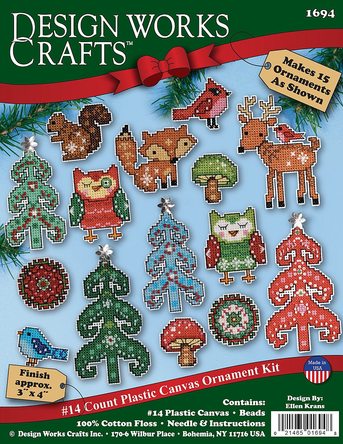 Design Works Crafts #14 Plastic Canvas Ornament Kit