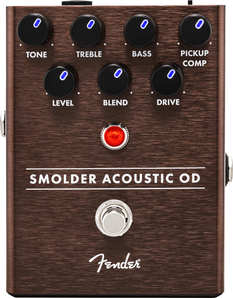 Fender Smolder® Acoustic Overdrive pedal for guitar