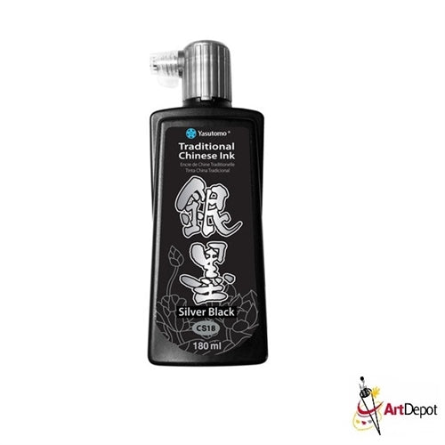 TRADITIONAL CHINESE INK SILVER BLACK