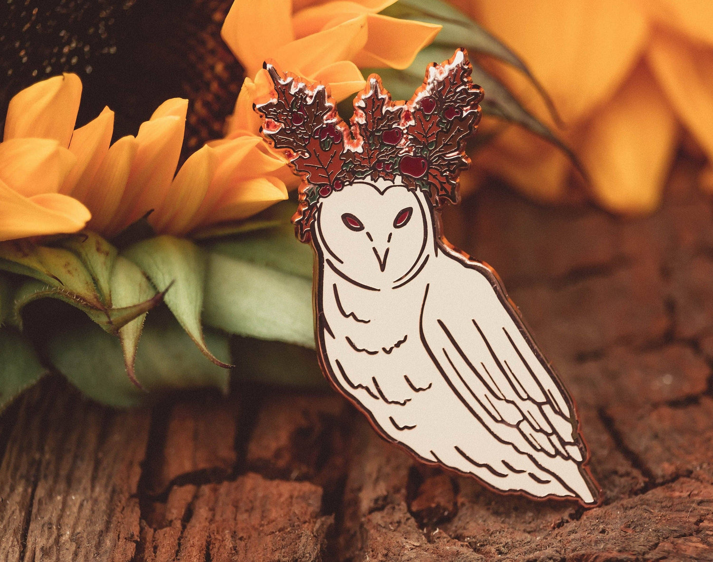The Pickety Witch - Mabon Owl - Enamel Pin