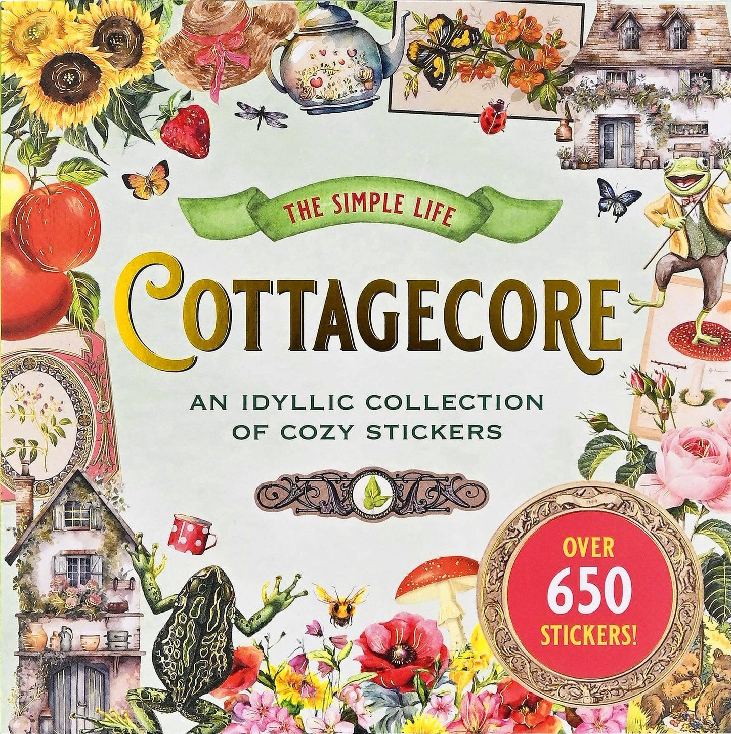 Peter Pauper Press - Cottagecore Sticker Book
