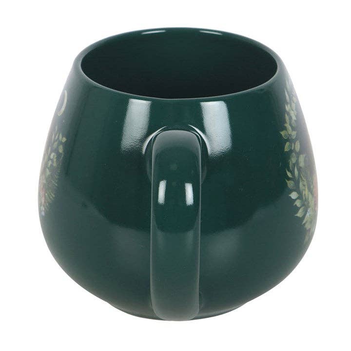 Something Different Wholesale Green Fawn Rounded Mug