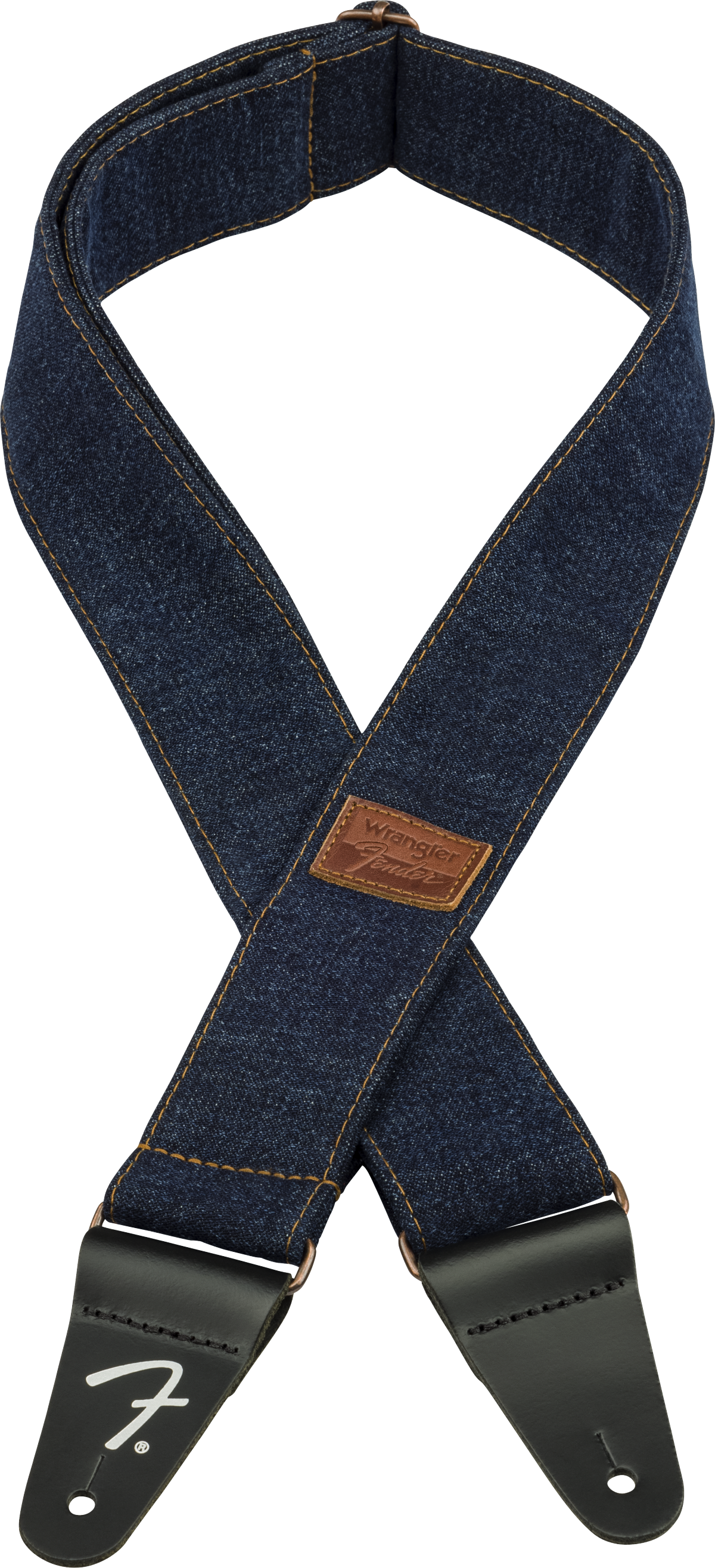 Fender X Wrangler Denim Guitar Strap - Dark Indigo