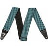 FENDER TEAL HOUNDSTOOTH GUITAR STRAP