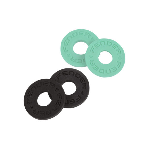 Fender strap blocks green and black
