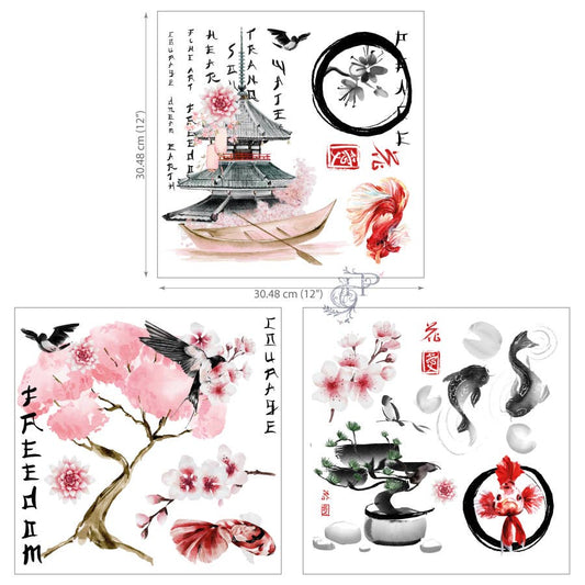Hokus Pokus Petite Decor Transfer Sakura