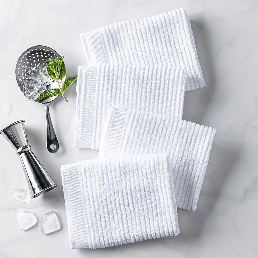 Ribbed Bar Mop Dishcloth Set of 4