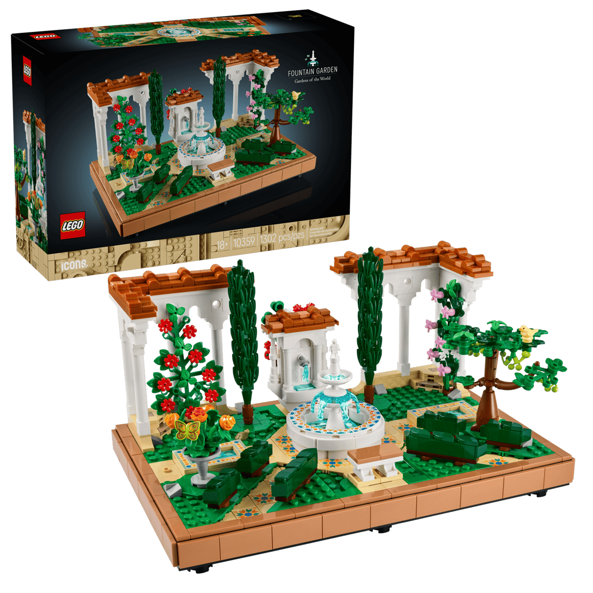 Lego Icons : Fountain Garden - Gardens of the World