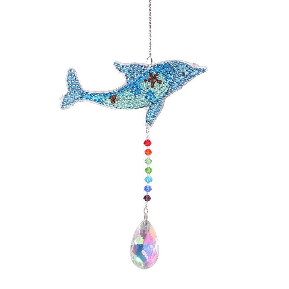 Diamond Brands - Dolphin Diamond Painting Suncatcher