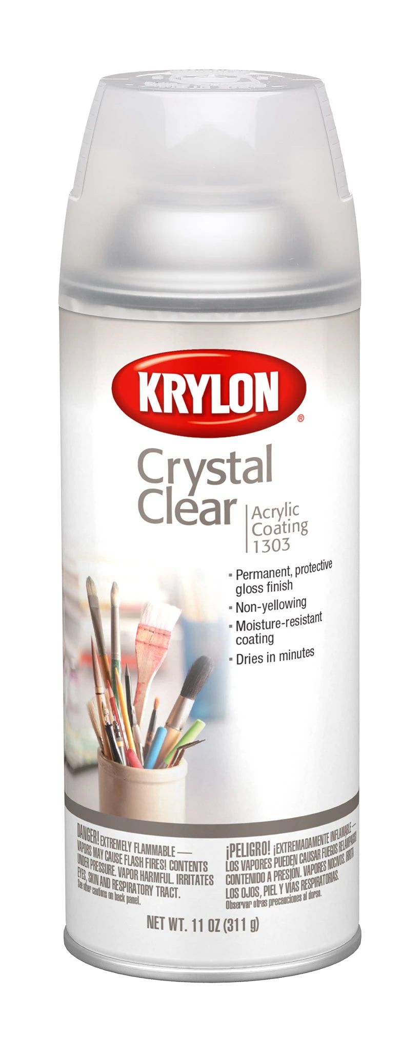 Krylon Crystal Clear Acrylic Coating 11 oz