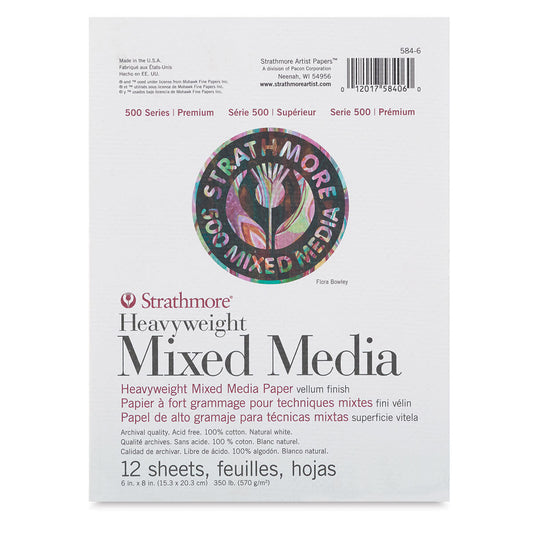 500 SERIES HEAVYWEIGHT MIXED MEDIA PAD 6X8