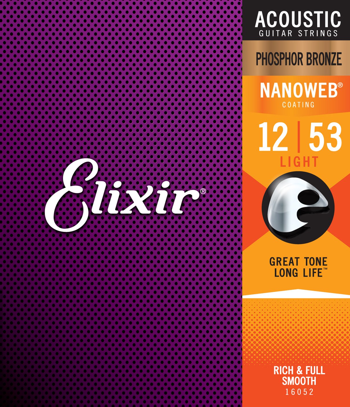 ELIXIR .012-.053 LIGHT GUITAR STRINGS