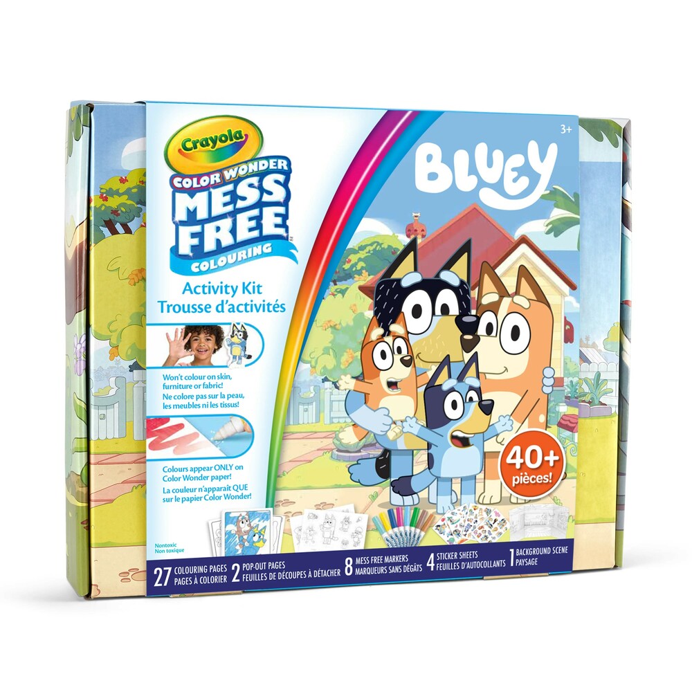Bluey Colour Wonder Mess Free Activity Kit Soulshine