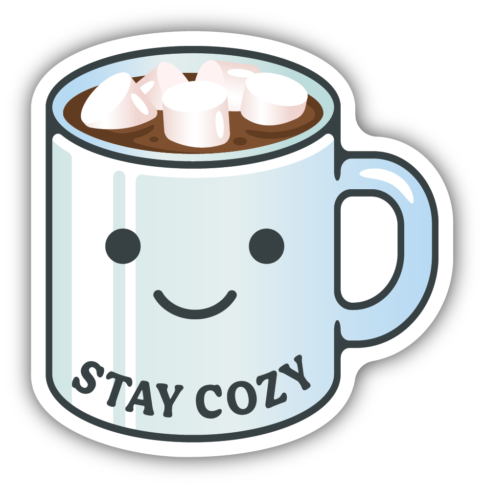 Stay Cozy Sticker
