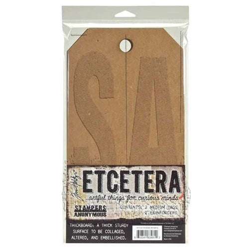 Tim Holtz & Stampers Anonymous - Etcetera Medium Tag