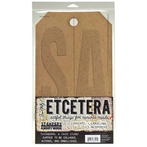 Tim Holtz & Stampers Anonymous - Etcetera Large Tag