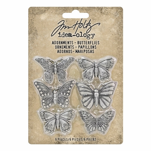 Tim Holtz Idea-Ology : Butterflies Adornments