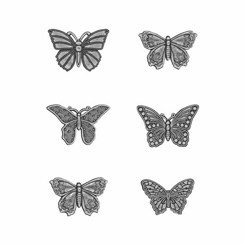 Tim Holtz Idea-Ology : Butterflies Adornments