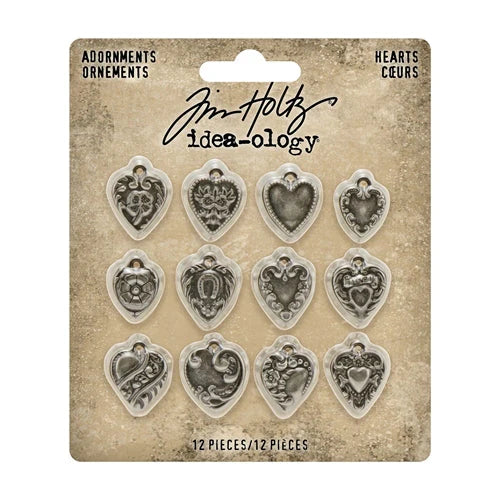 Tim Holtz Idea-Ology : Hearts Adornments