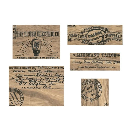 Tim Holtz Idea-Ology Vignette Panels 5 Panels