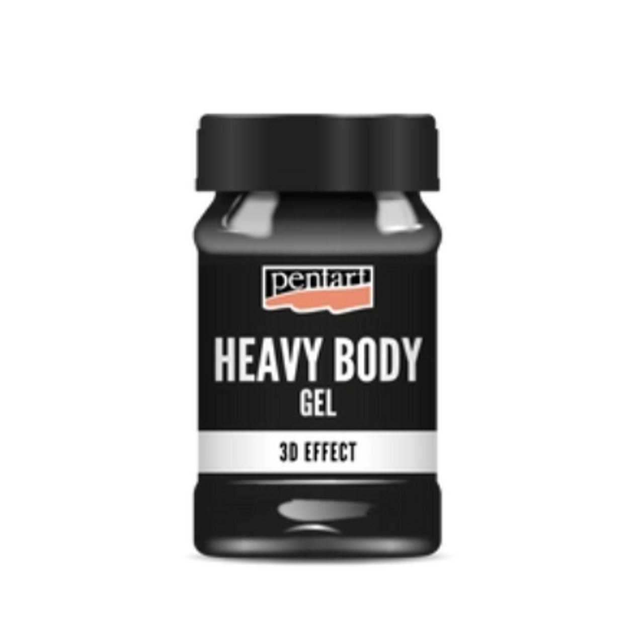 Pentart Heavy Body Gel - 3D Effect  - Black 50ml, 100ml, 230ml