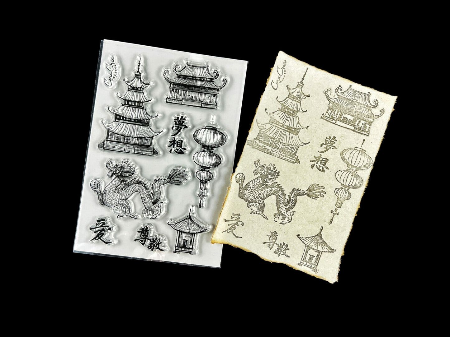 Ancient China Clear Stamp