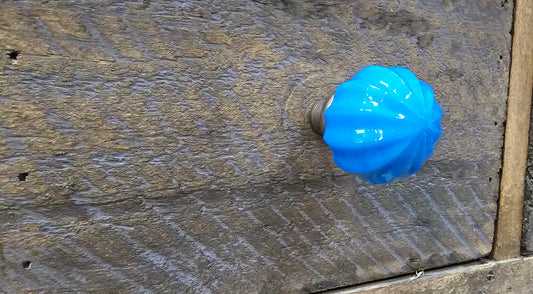Opal Blue Glass Knob Undead Furniture