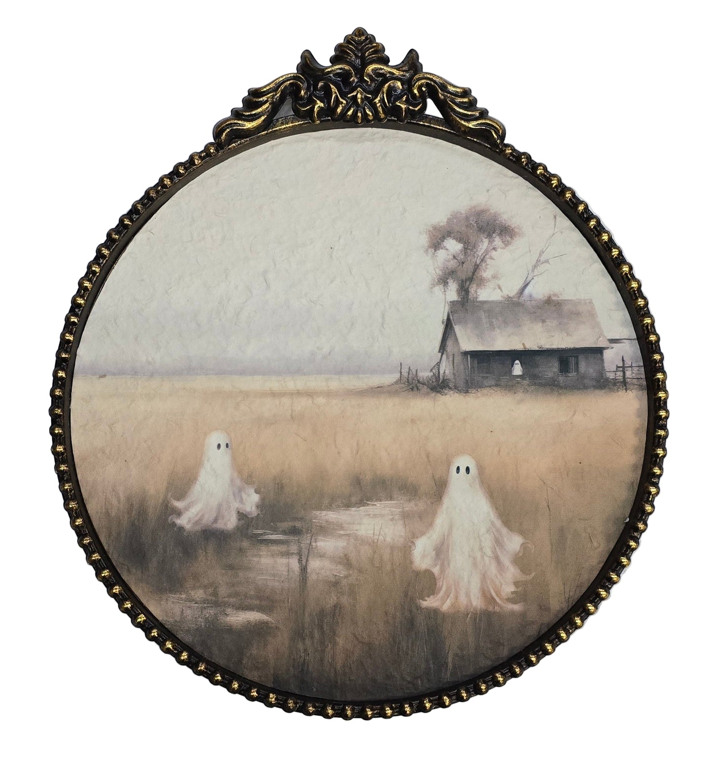 Ghost Print Landscape Watercolor
