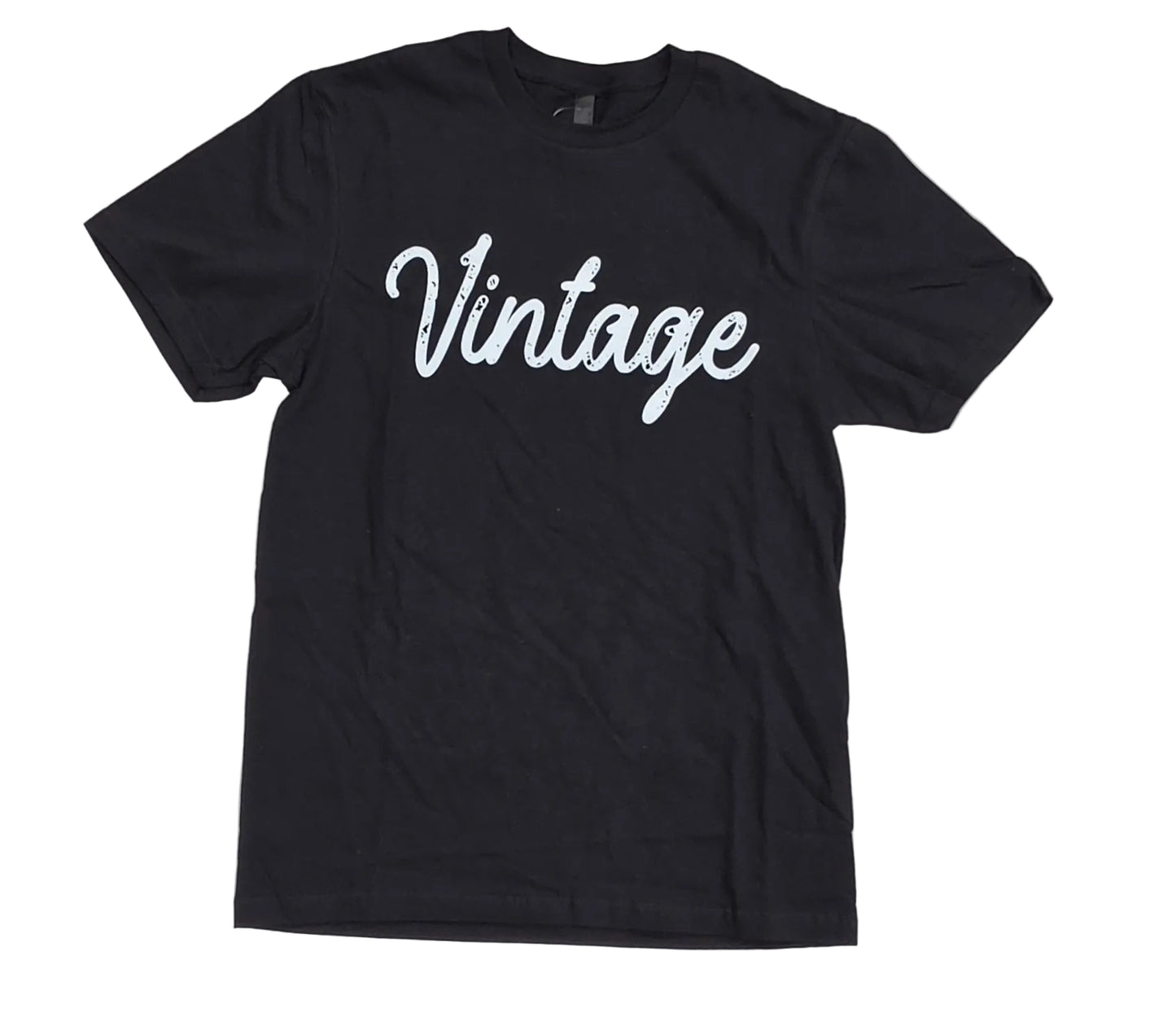 Vintage Tee Black Small - 4XL