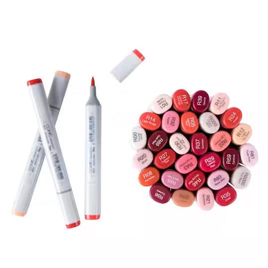 Copic Sketch Markers Red's / Pink's (R/RV)