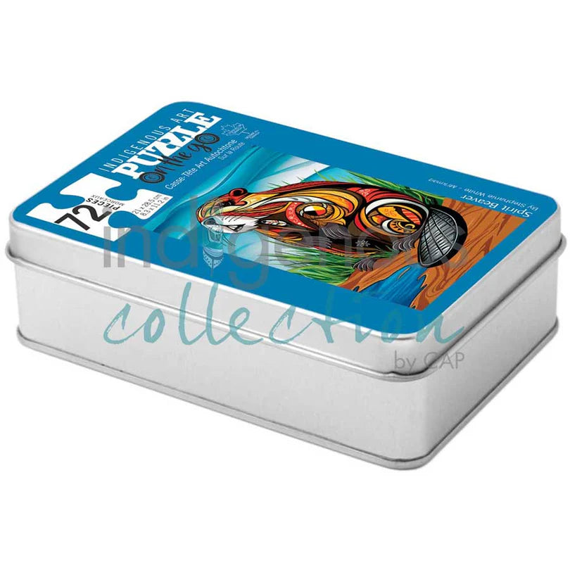 Indigenous Travel Puzzle Spirit Beaver 72 Pieces