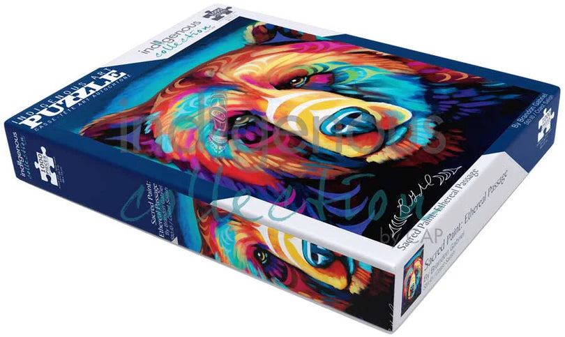 Indigenous Puzzle Sacred Paint: Ethereal Passage 1000 Pieces