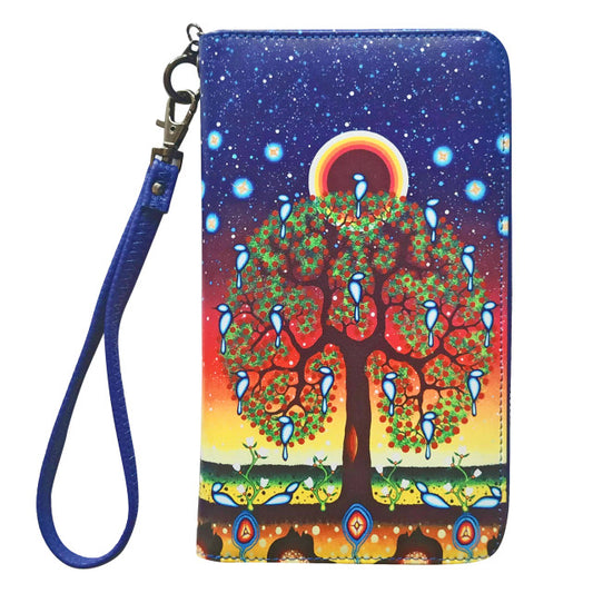 Travel Wallet Artisits Tree Of Life James Jacko