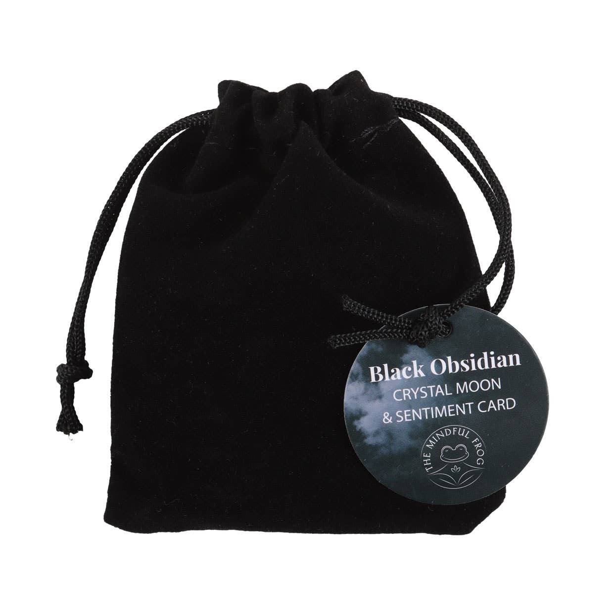 Something Different Wholesale The Darkest Nights Black Obisidian Moon in a Bag