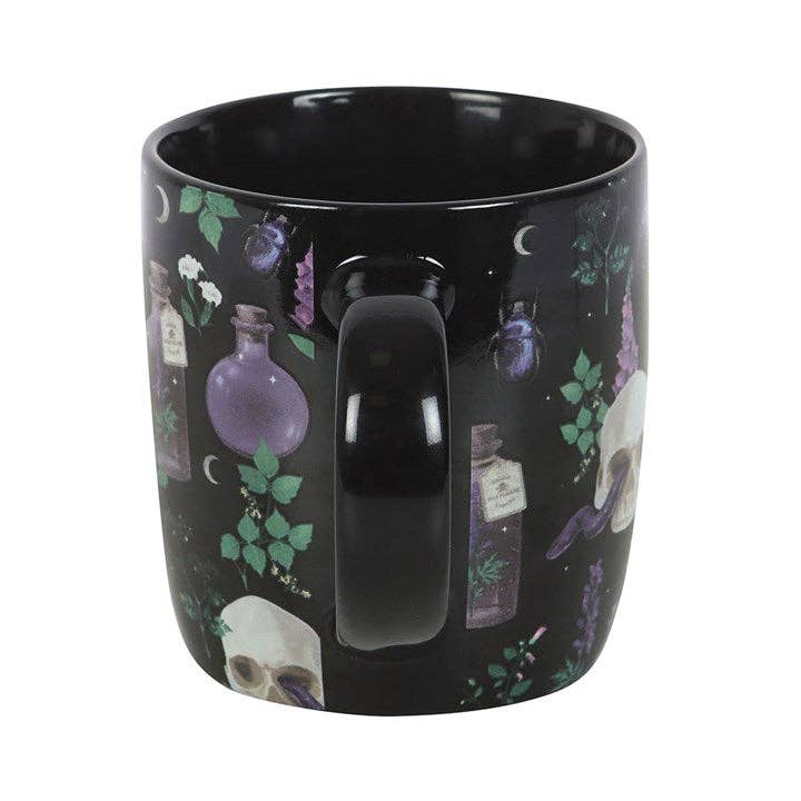 Something Different Wholesale Venom & Vines Gothic Skull Print Mug