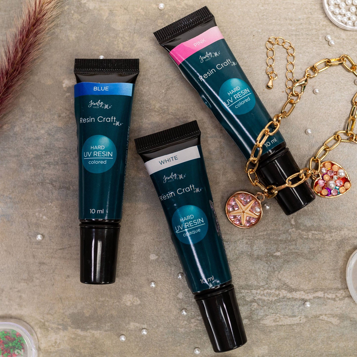 Pink Colored UV Resin 10 ml