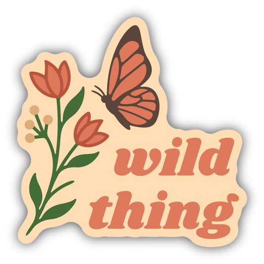 WILD THING STICKER