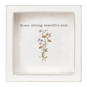Whimsical Wildflowers Shadow Boxes 4x4"
