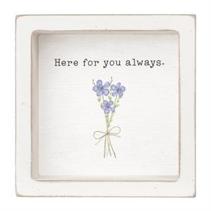Whimsical Wildflowers Shadow Boxes 4x4"