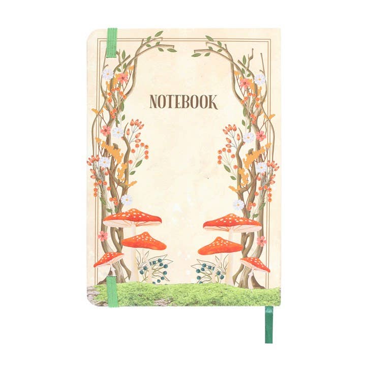 Something Different Wholesale Enchanted Forest Mushroom A5 Notebook
