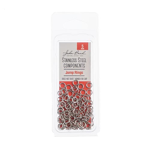 Stainless Steel Jump Ring 5mm 100pcs