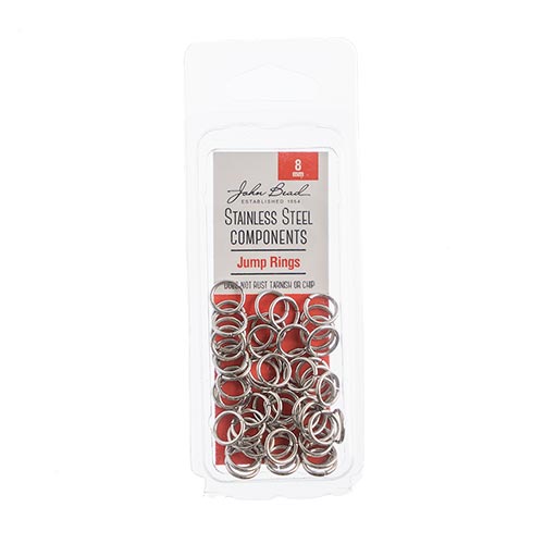 Stainless Steel Jump Ring 8mm 100pcs 6MM Inner Diameter