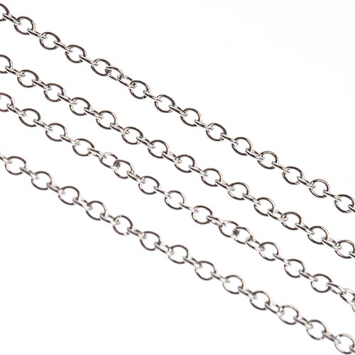 Stainless Steel Rolo Chain 1m Links