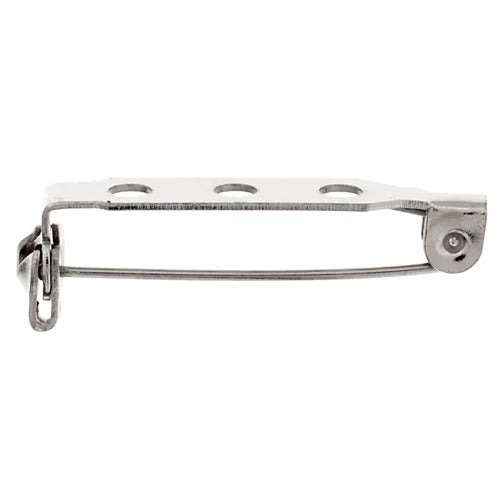 Bar Pins 1in Silver - 4pcs