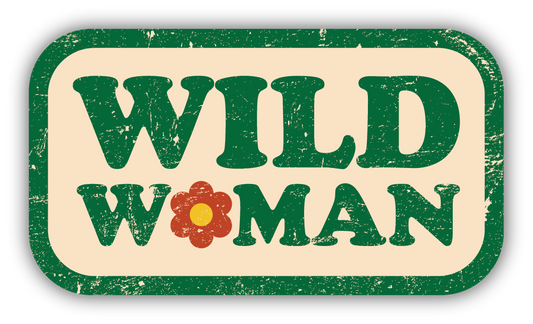 WILD WOMAN STICKER