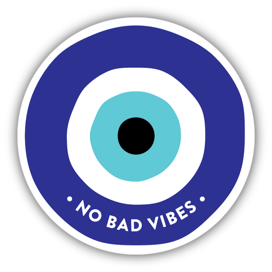 No Bad Vibes Eye Sticker