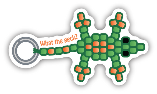 WHAT THE GECK STICKER
