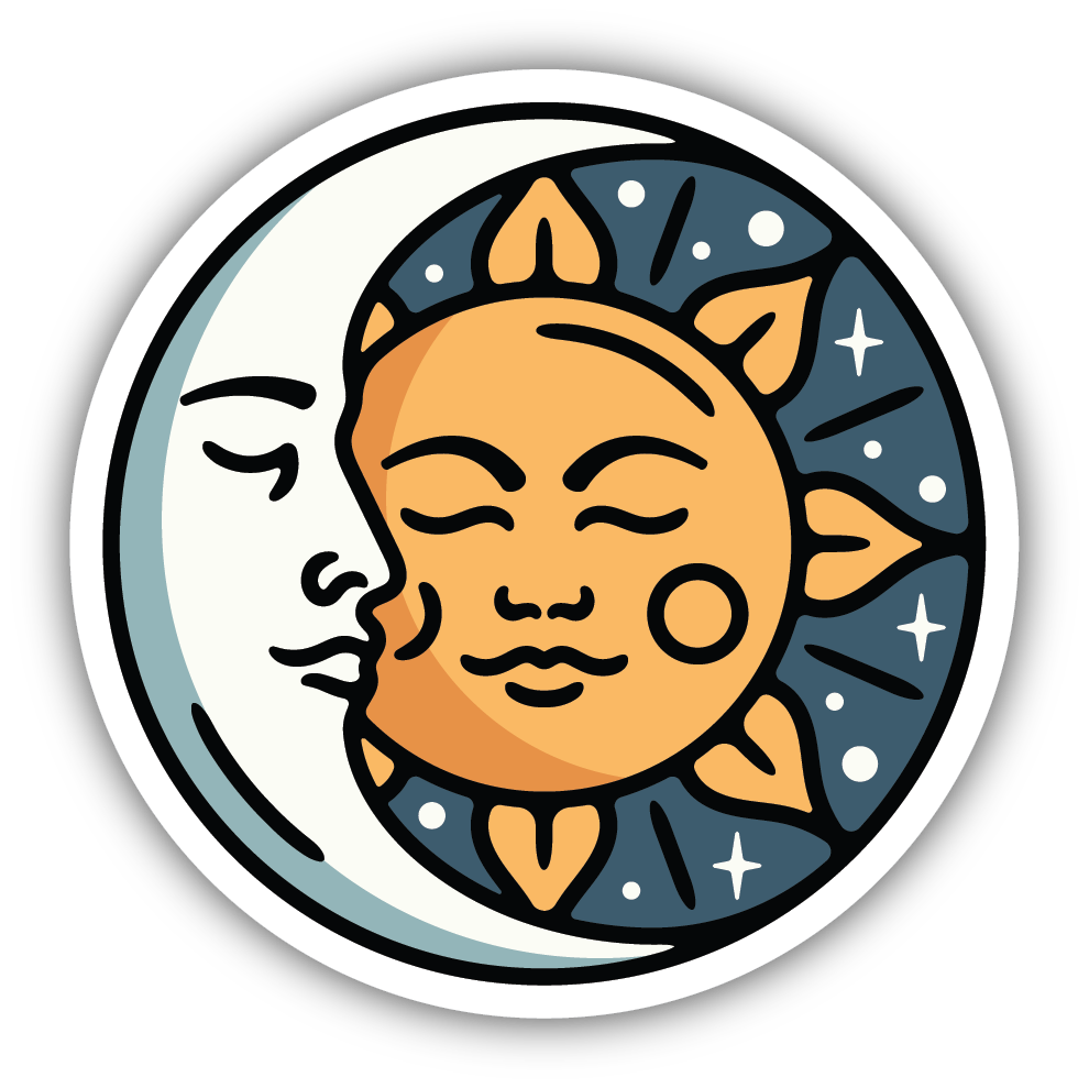 Sun & Moon Sticker