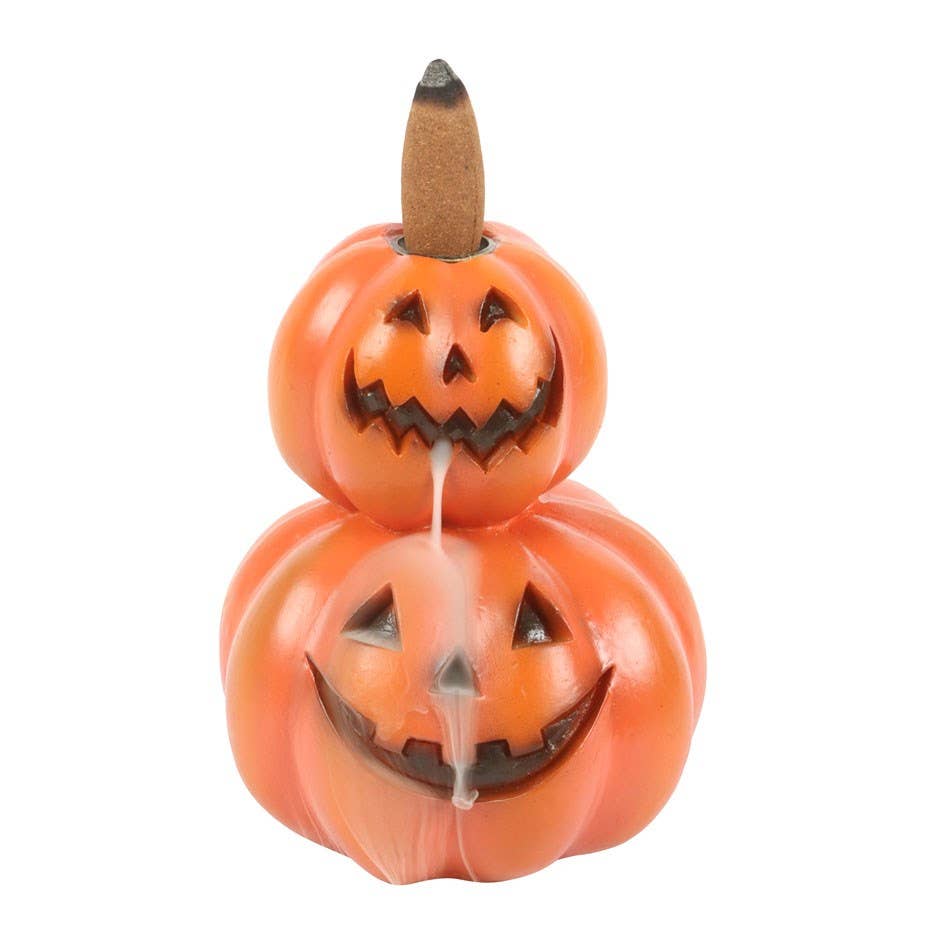 Something Different Wholesale Stacked Pumpkins Halloween Backflow Incense Burner