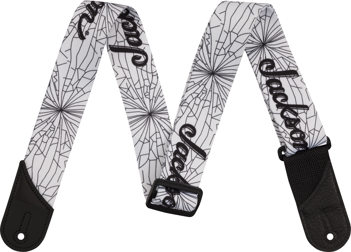 Jackson® Cracked Mirror Strap, White, 2"